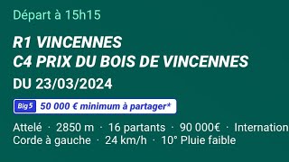 Yan Pronostic Pmu Quinté Du samedi 23 mars 2024 🍀 [upl. by Aileon25]