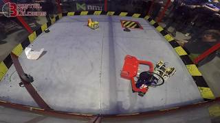 UWE Bot Brawl 2019  The Whiteboards amp Gladiator  Beetleweight Bristol Bot Builders [upl. by Mogerly]