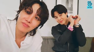 SUB INDOENG BTS JHOPE amp JIMIN VLIVE 20220801 BTS VLIVE 2022 [upl. by Naujed]