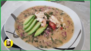 CEVICHE DE CAMARON estilo Jipijapa con manì [upl. by Judas]