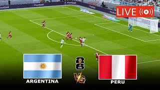 🔴ARGENTINA VS PERU LIVE STREAMING FULL MATCH TODAY  WORLD CUP QUALIFIER CONMEBOL LIVE [upl. by Vihs]