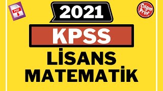 2021 KPSS LİSANS MATEMATİK PDF  2021 KPSS Matematik Soru Çözümleri [upl. by Emerej]