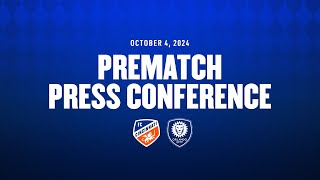 Prematch Press Conference  Head Coach Pat Noonan  FC Cincinnati vs Orlando City FC  10424 [upl. by Ahtnams]