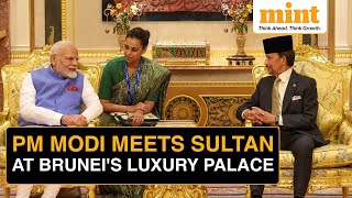 Worlds Largest Palace Hosts PM Modi In Brunei  Know All About Istana Nurul Iman Royal Palace [upl. by Airekal]