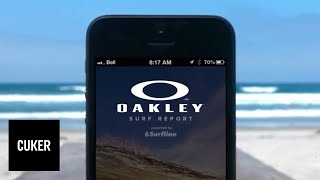 Oakley Surf Report App  Cuker Agency [upl. by Perceval401]