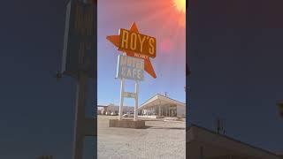 Roy’s Motel amp Cafe  Amboy CA route66 amboy california abandoned motel history neon sign [upl. by Ycnahc]