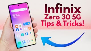 Infinix Zero 30 5G  Tips and Tricks Hidden Features [upl. by Deuno728]