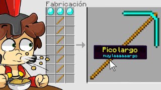 Minecraft PERO LOS CRAFTEOS son MUY LARGOS 😂 [upl. by Midian]