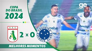 SOUSAPB 2 X 0 CRUZEIRO  MELHORES MOMENTOS  COPA DO BRASIL  geglobo [upl. by Acyre]