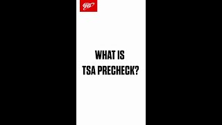 What is TSA Precheck Part 1 [upl. by Lesig]