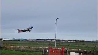 cargolux 747 takeoff [upl. by Neram]