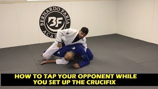 How To Tap Your Opponent While You Set Up The Crucifix by Thomas Lisboa [upl. by Rramo]