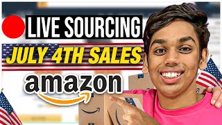 July 4th LIVE Sourcing  Amazon Online Arbitrage For Beginners [upl. by Akinaj525]