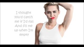 Miley Cyrus Someone else Lyrics [upl. by Henrietta134]