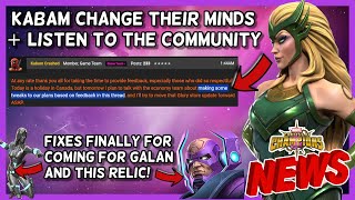 Kabam Making Changes Based on Community Feedback  Bug Fixes  More MCN Sponsored By Lytmi CozyFit [upl. by Martreb]