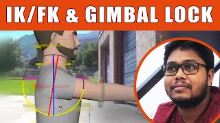 FK IK amp Gimbal lock in Maya [upl. by Ahseka]