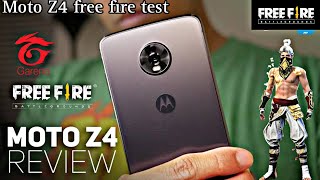 moto z4 free fire test  SD675  Free Fire [upl. by Atnaloj978]