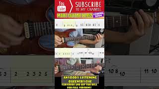 Anybody Listening  Queensryche  guitar lesson shorts guitartabs queensryche anybodylistening [upl. by Everrs]