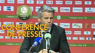 Conférence de presse Quevilly Rouen Métropole  FC Lorient  30   201718 [upl. by Erna988]