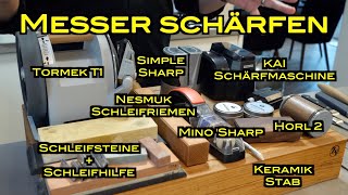 8 Varianten Messer zu schärfen  was passt zu dir [upl. by Reich]