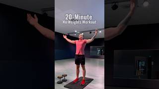 Get Fit in 20 Min – No Weights Just Results bodyweightworkout noequipmentworkout homeworkout [upl. by Naesar]