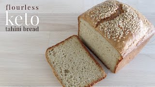 Keto Flourless Tahini Bread [upl. by Darrelle]