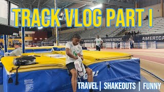 Track Vlog Relaxing Aspect of Championship Track Meets AAC Conference Shakeouts amp FUNNY [upl. by Temirf]