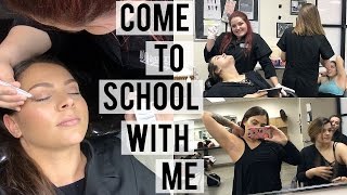 VLOG  Come To Cosmetology School With Me [upl. by Nassir]