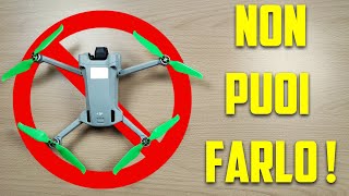 5 Cose che NON PUOI fare con il tuo DRONE [upl. by Haorbed]