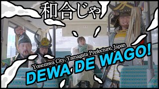 DEWA DE WAGO Samurai Hot spring trip by bus in Yonezawa [upl. by Rex492]