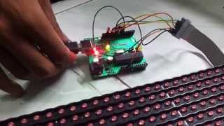 Membuat Led Matrix dengan Panjerino [upl. by Mloclam]