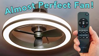 How to Install Artika Edwin LED Ceiling Fan from Costco [upl. by Ennahtur606]