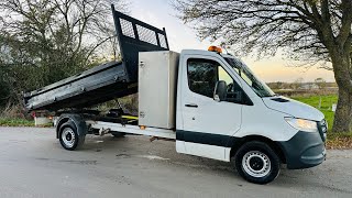 MERCEDES SPRINTER 314 CDI SINGLE CAB STORAGE TIPPER TRUCK  2021 MODEL  FSH  ULEZ COMPLIANT [upl. by Sharona]