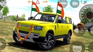 🔥🔥Indian Car Range Rover Defendor in Lemon Color lets drive India🔥🔥 [upl. by Osterhus]