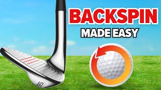 How To Create BACKSPIN with WEDGES [upl. by Nyrraf]