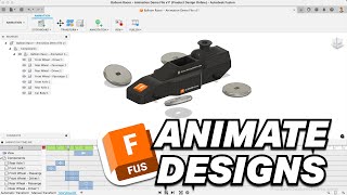 Getting Started Creating ANIMATIONS in Fusion 360  Beginners Start Here [upl. by Nomad]