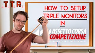 How to Setup Triple Monitors in Assetto Corsa CompetizioneACC with Correct Field of View  NVIDIA [upl. by Lamek392]