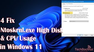 4 Fix Ntoskrnlexe High Disk amp CPU Usage Windows 11 amp 10 [upl. by Yevrah714]