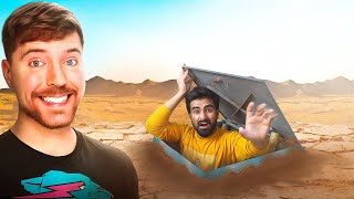 MrBeast Challenged Me To Survive 24 Hours In Underground Bunker 😱 [upl. by Bahr]