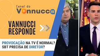 POR QUE LUIZ BACCI FAZ TANTAS PROVOCAÇÕES NA TV QUE PROGRAMA FUNCIONARIA NO SBT VANNUCCI RESPONDE [upl. by Nessy]