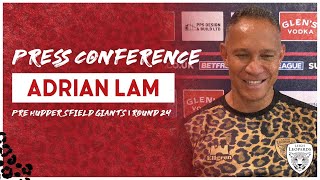 Adrian Lam  Huddersfield Giants  Pre match press conference [upl. by Kristof]