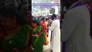 Ash Wednesday at Seashore St Anthonys Shrine Palavakkam christmas dalymass festival [upl. by Bogey504]