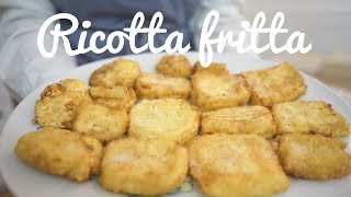 Ricotta fritta dolce pugliese  Il dolce della nonna in 5 minuti [upl. by Toulon]