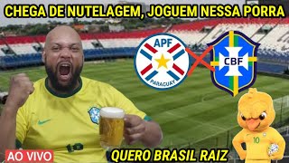 REACT AO VIVO PARAGUAI 1X0 BRASIL l Eliminatórias [upl. by Ybab]