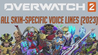 Overwatch 2  All SkinSpecific Voice Lines 2023 [upl. by Berkin]