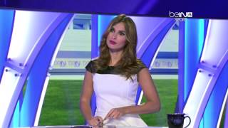 Ana Cobos conductora de beIN SPORTS en español Mama mia [upl. by Yuk]