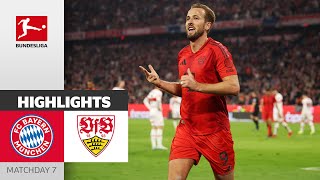 Kane Kane KANE  FC Bayern München  VfB Stuttgart 40  Highlights  MD 7 – Bundesliga 202425 [upl. by Ycal]