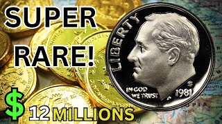 Top 2 Rare Roosevelt Dimes In Circulation The Ultra Rare Coins Everyone Wants [upl. by Amsirhc425]