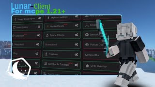 Lunar Client for mcpe 121  FPS BOOST [upl. by Maryellen]