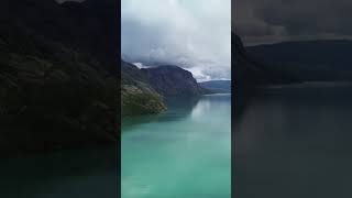 Jotunheimen from above  DJI Mini 3 drone dji norway waterfall water nature travel [upl. by Mckenzie]